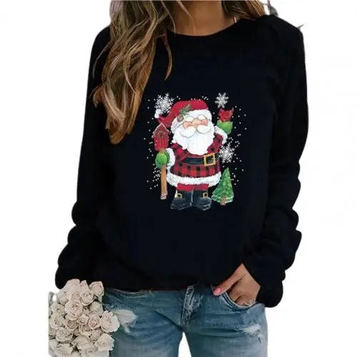 Julia | O-Ausschnitt Langarmpullover