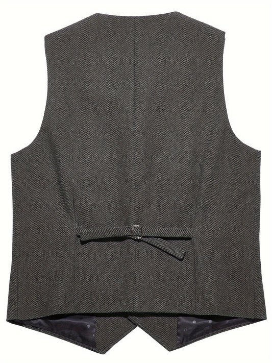 Tom | Elegante Weste aus Wollmischgewebe