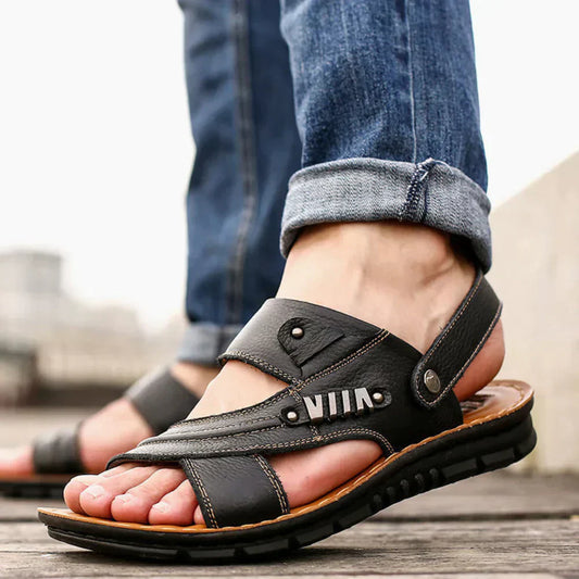 Koen Vintage Männersandalen | Elegante Leder Sandalen für Herren-3
