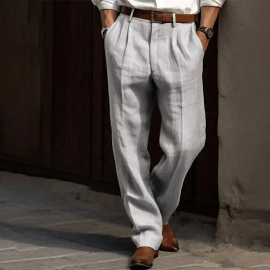 Magnusa Retro Herrenhose – Atmungsaktiver Stoff, Elegante Passform-1
