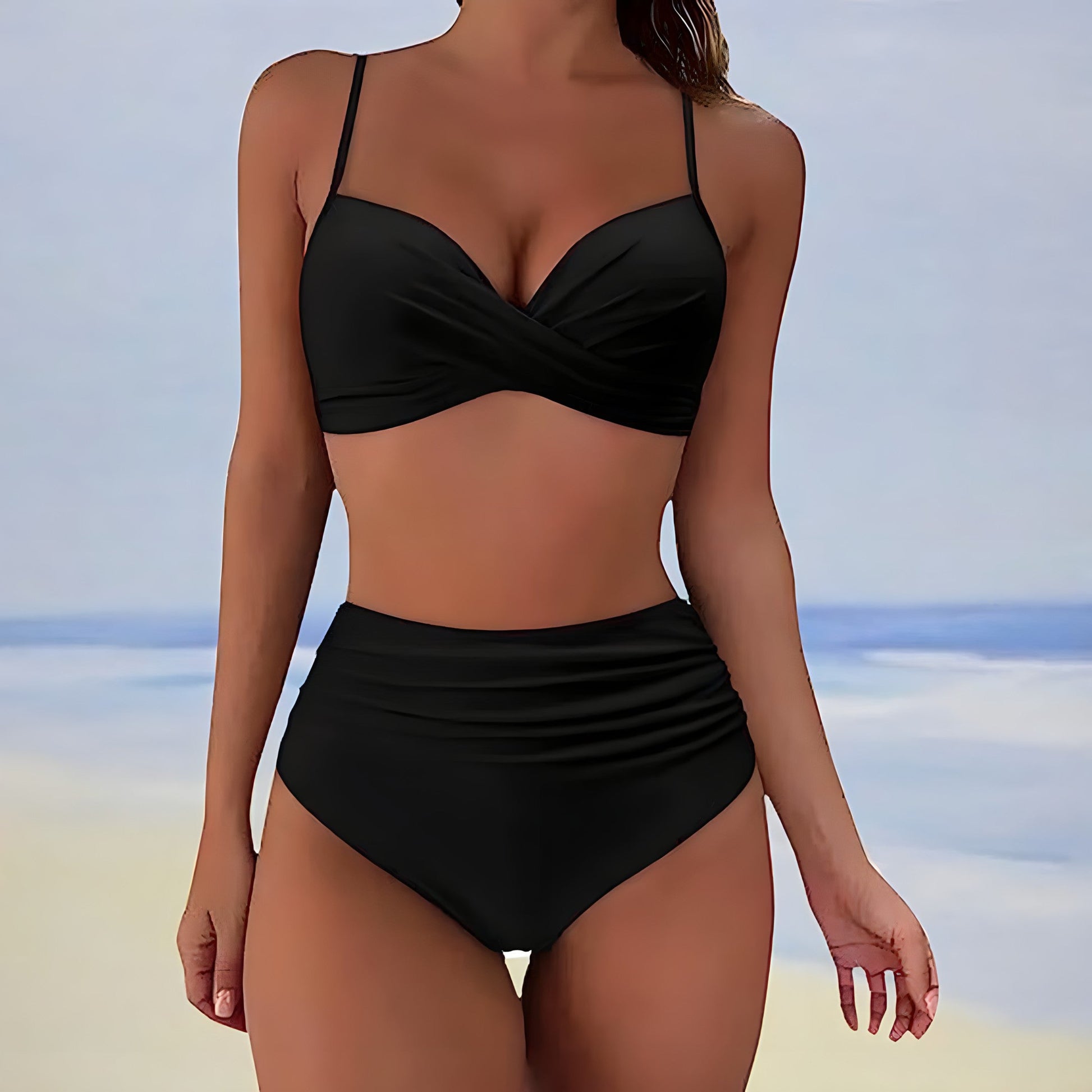 Variant image for Esmae Hochtaillierter Bikini Damen – Atmungsaktives Material, Komfortabel und Stilvoll-16