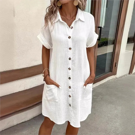 Amelie | Sommerkleid mit Kragen