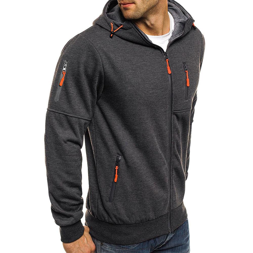 Gunnar | Zipper Strickjacke mit Kapuze
