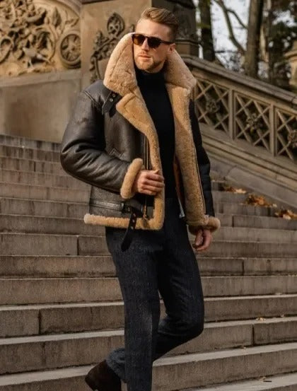 Lando | Stilvolles und bequeme Jacke Pilotenjack