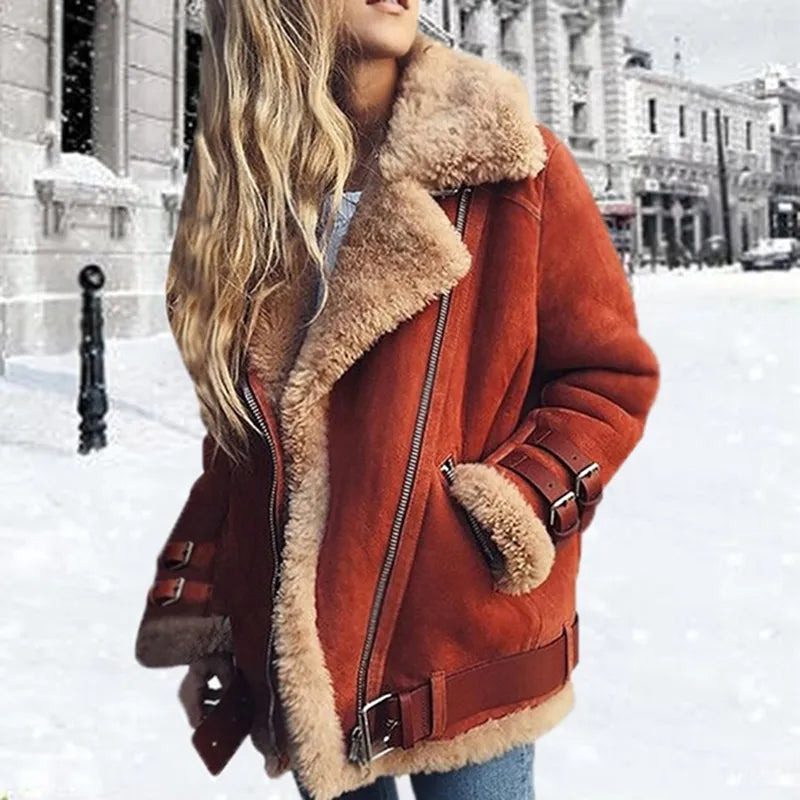 Maya | Fliegerjacke aus Shearling
