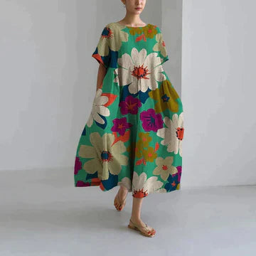 Zyra | Damenblumenkleid Sommerkleid