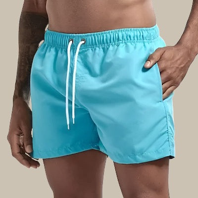 Tauch | Badeshorts Herren Schnelltrocknend mit Elastischem Bund
