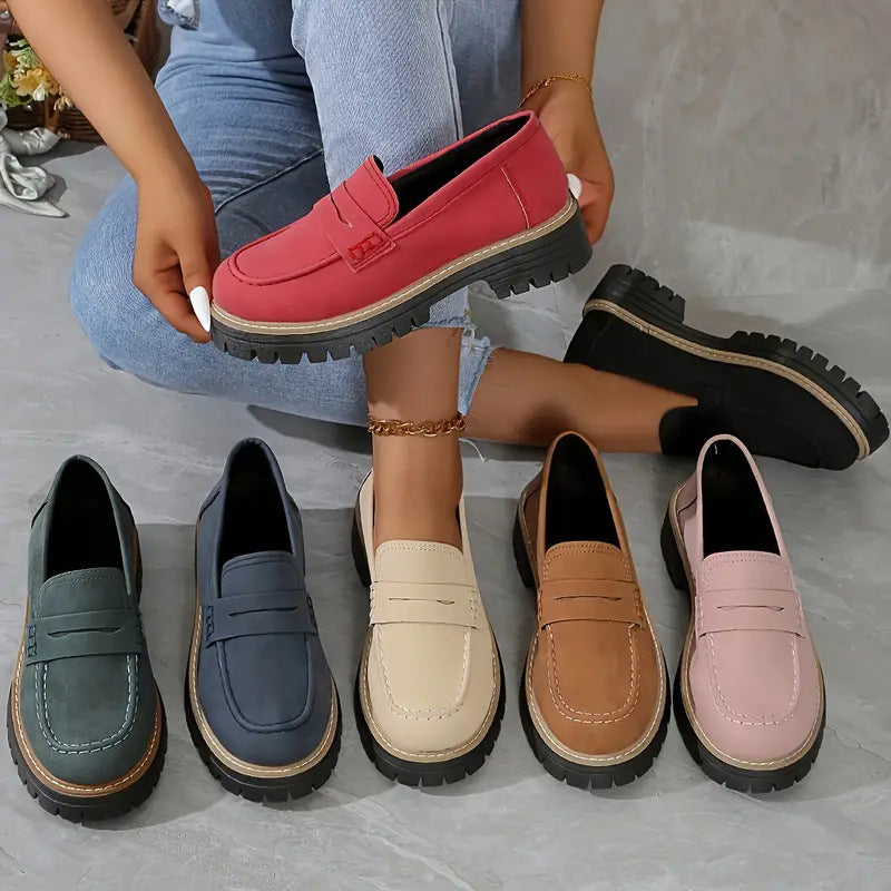Fritha | Damen Wildleder, Elegante Loafer