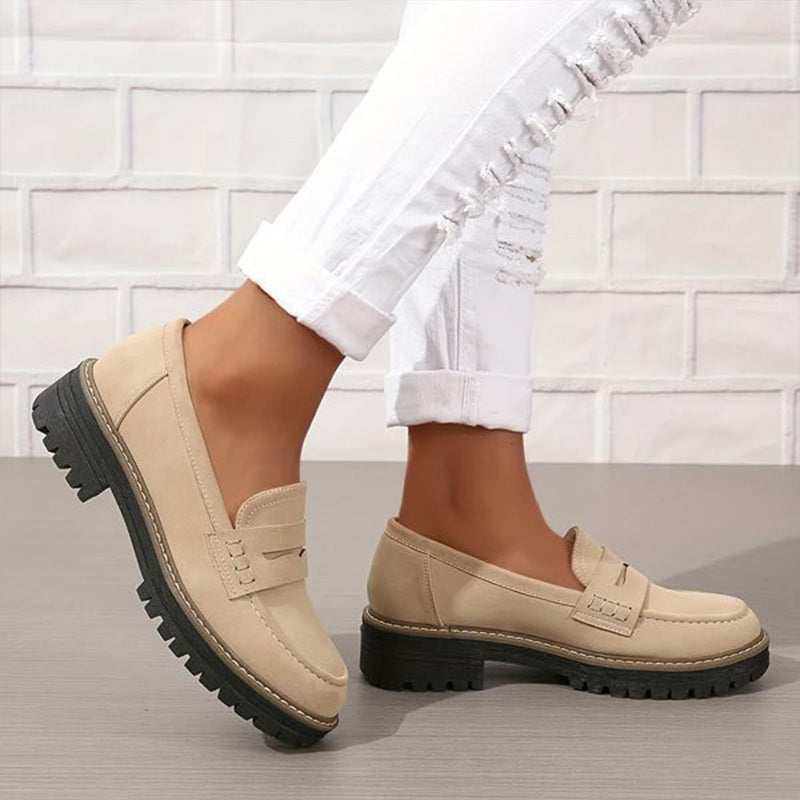 Fritha | Damen Wildleder, Elegante Loafer