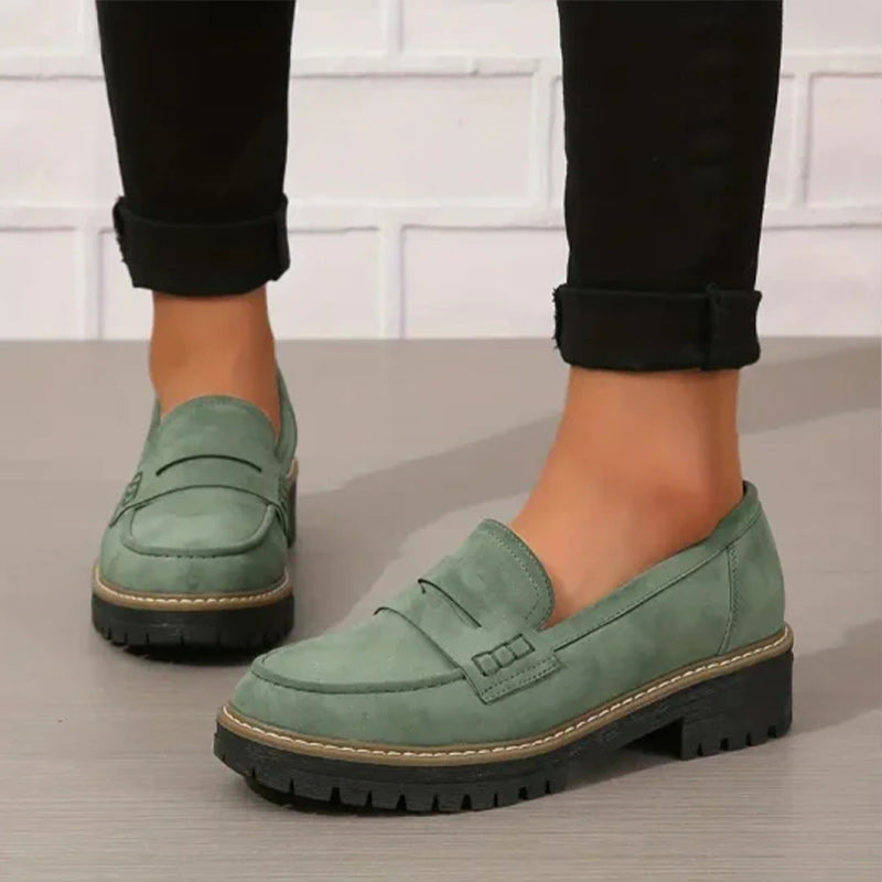 Fritha | Damen Wildleder, Elegante Loafer