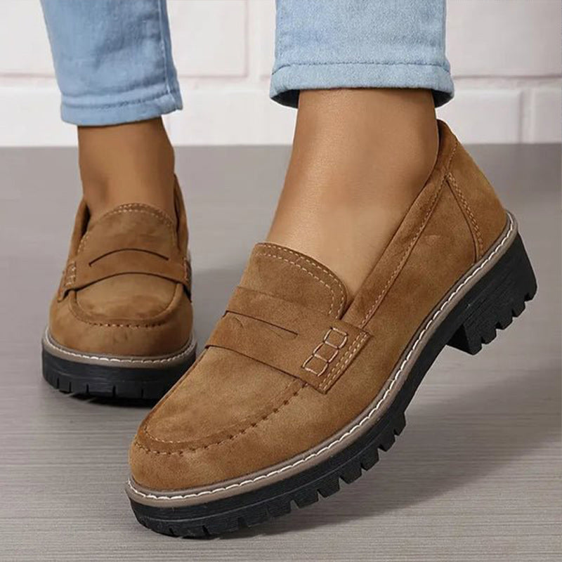 Fritha | Damen Wildleder, Elegante Loafer