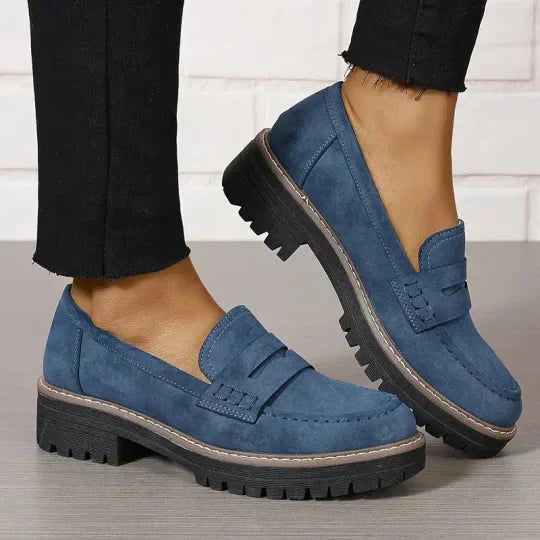 Fritha | Damen Wildleder, Elegante Loafer