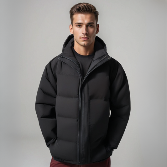 Simon | Gefütterte Winterjacke mit Kapuze