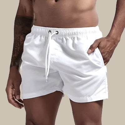 Tauch | Badeshorts Herren Schnelltrocknend mit Elastischem Bund
